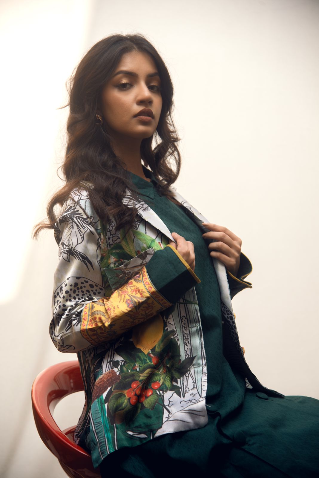 Flamingo Print Jacket - Image 7